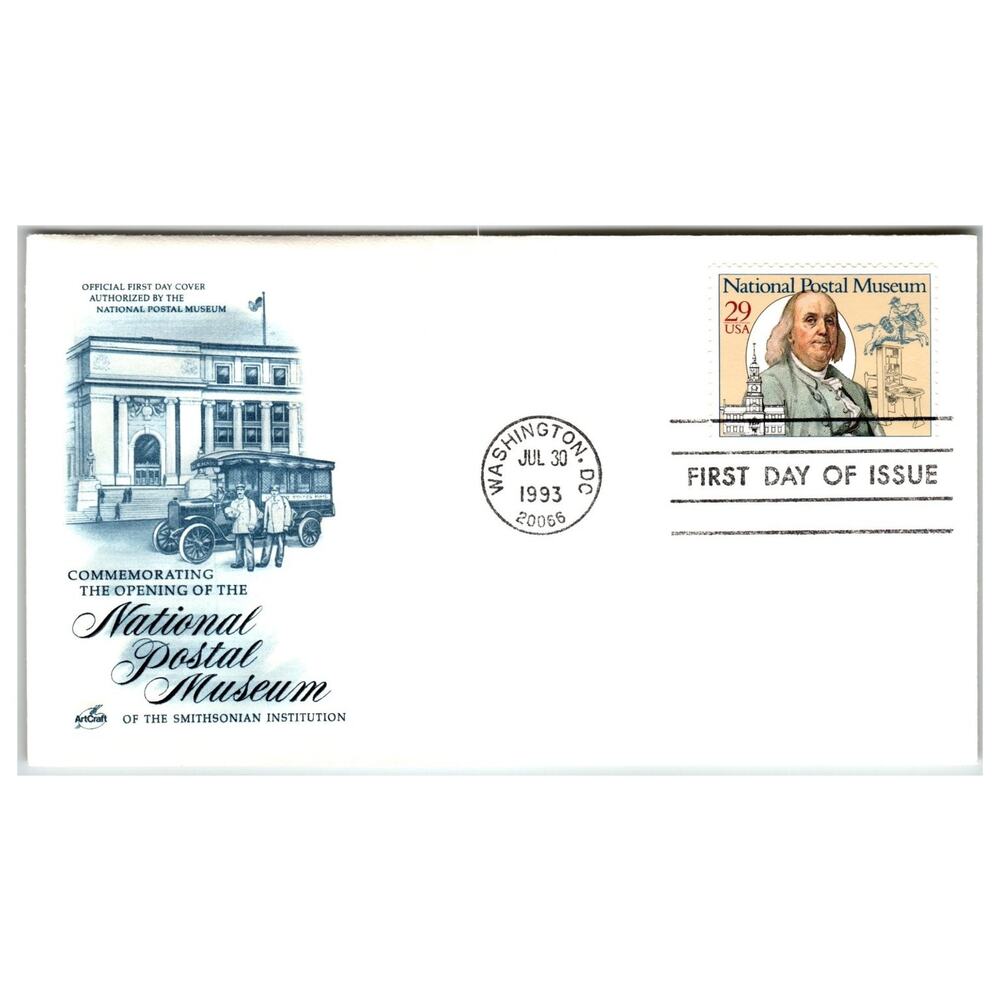 Scott #2761 National Postal Museum 1993 First Day Cover FDC ArtCraft
